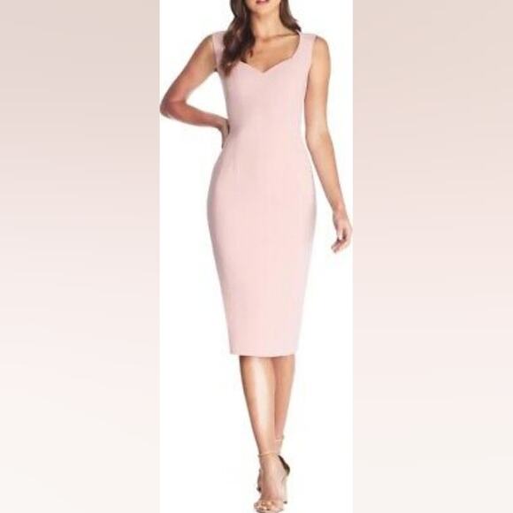 Dress the Population Dresses & Skirts - Dress the population Blush midi dress